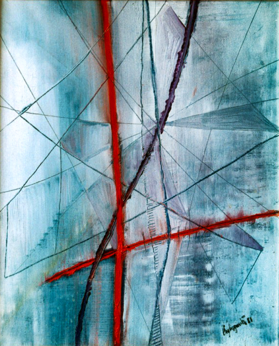 Abstract oil painting · 14
