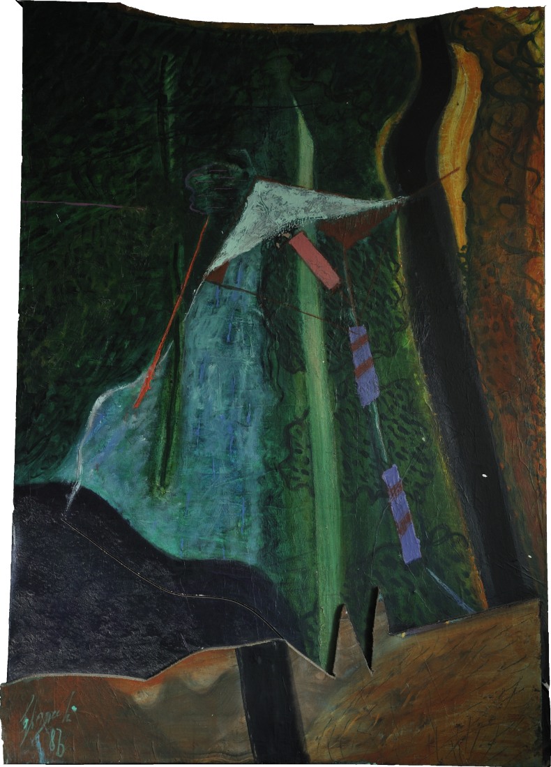 Abstract oil painting · 28